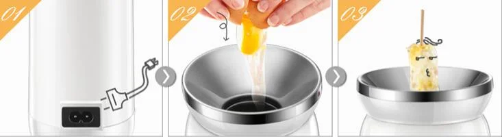chinaBear Home Multi-function hot dog maker Egg Boiler Breakfast Machine Automatic Egg Roller Omelette JDQ-B01D1