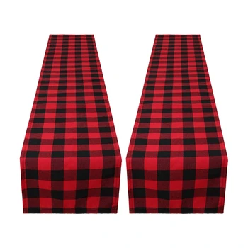 

Plaid Tablecloth Cotton Tablecloth Fashion Modern Plaid Design Long Pants Elegant Decoration Indoor Outdoor Activities