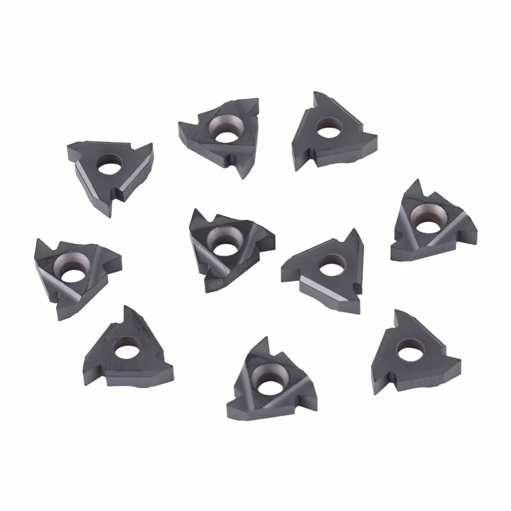 10Pcs/set CNC Blade CNC Carbide Tips Inserts Blade Cutter Lathe Turning Tool with Box