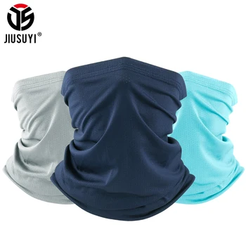 

Breathable Face Shield Bandana Sunscreen Windproof Neck Cover Gaiter Comfortable Stretch Tube Scarf Headband Hat Men Women New