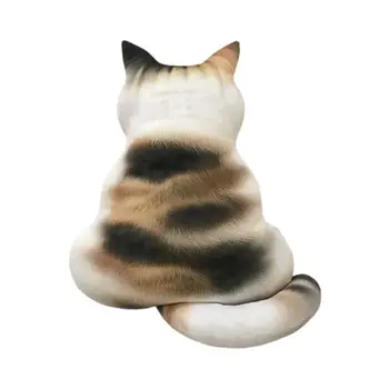 

Simulation Animal Throw Pillow 3D Cat Shape Back Shadow Plush Toy Doll Cushion