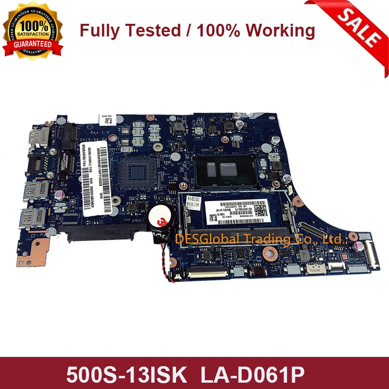 Most effective  For Lenovo E31-80 500s-13isk G31-80 Laptop Motherboard DDR3 4405U SR2EX BIVS3/BIVE3 LA-D061P Mainbo