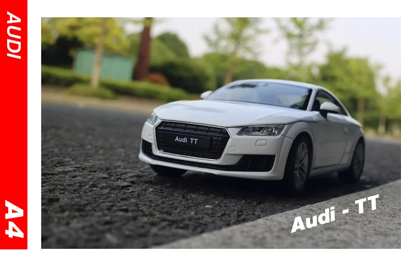 WELLY 1:24 Audi TT модель автомобиля из сплава Модель автомобиля украшение автомобиля коллекция Подарочная игрушка Литье под давлением модель мальчика