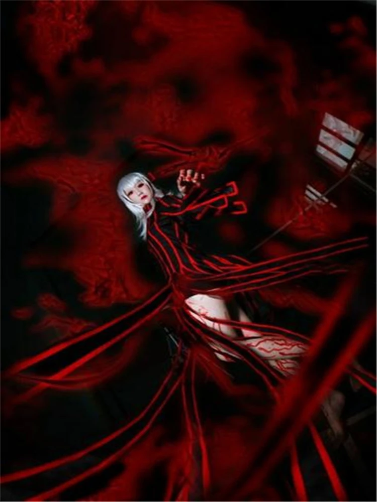 Костюм для косплея аниме Fate/stay night Dark Сакура маршила сексуальное платье на
