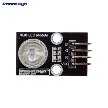 

RobotDyn RGB LED module, Diffused LED RGB 10mm compatible with Arduino IDE for DIY Electronic