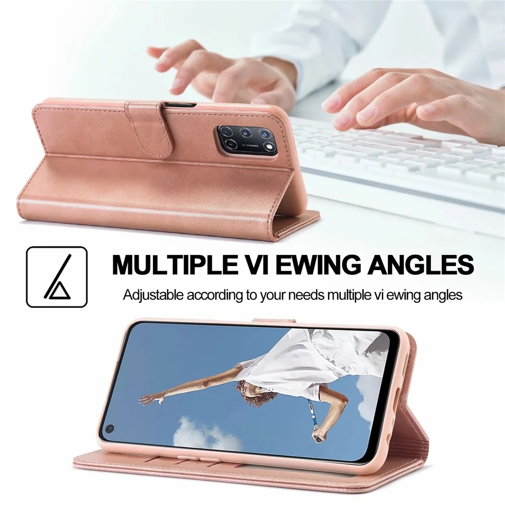 Lederen hoesje voor OPPO F19 Pro Plus A94 A92S A92 A74 A72 A53S A53 A52 A33 A32 A11X A11 A9 A5 Realme C25 C21 C20 C3 C15 C1_voghion.com