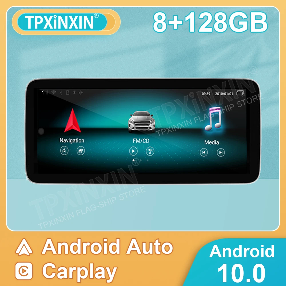 

Android 10 для Benz C-W205 GLC-X253 2015 2016 2017 2018 GPS Navi Carplay автомобильное радио стерео приемник мультимедийный плеер головное устройство