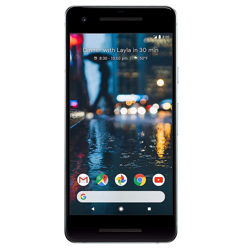 Разблокированный смартфон Google Pixel 2 5,0 ''дюймов, Восьмиядерный, с одной sim-картой, 4G LTE, Android, мобильный телефон, 4 Гб ram, 64 ГБ, 128 ГБ rom, смартфон