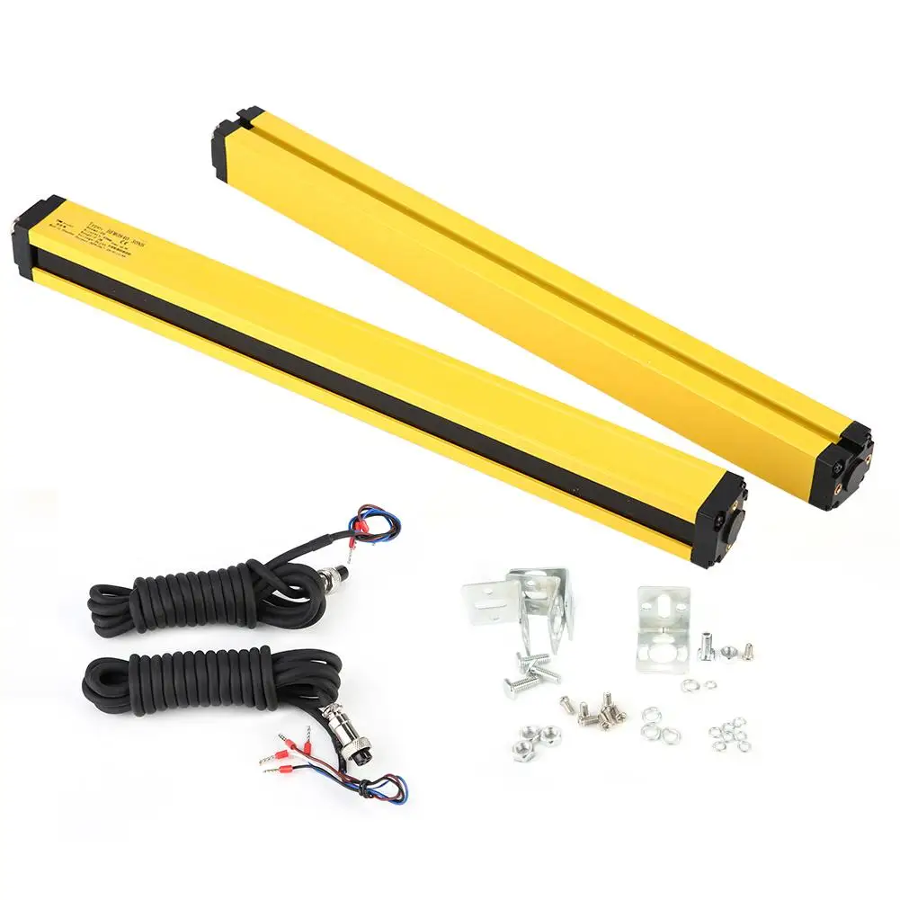 

DC 24V 8 Points Light Curtain Infrared Sensor Switch Safety Light Grating Security Device Protector Device Relay Output Safety