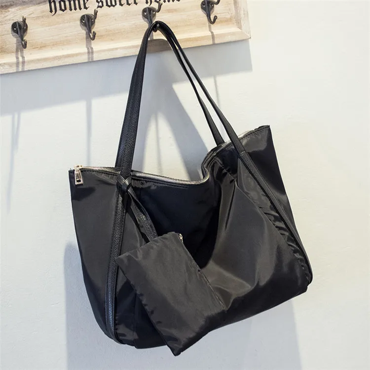 

2019 New Style Europe And America Nylon Bag Fashion Simple Travel Bag Shoulder Bag Large Capacity Shoulder Bag Women's Large Bag