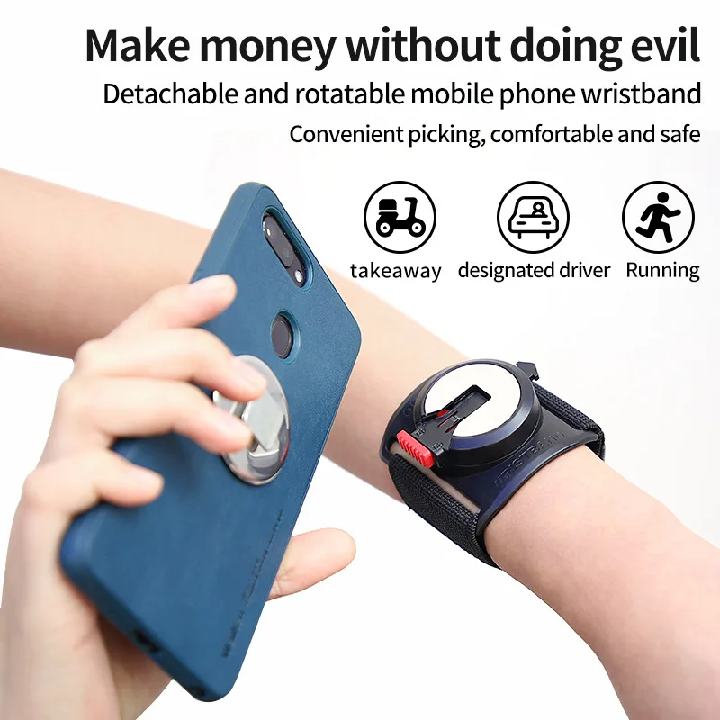 Universal Running Armband Sports Wristband Phone Holder with Easy Mount