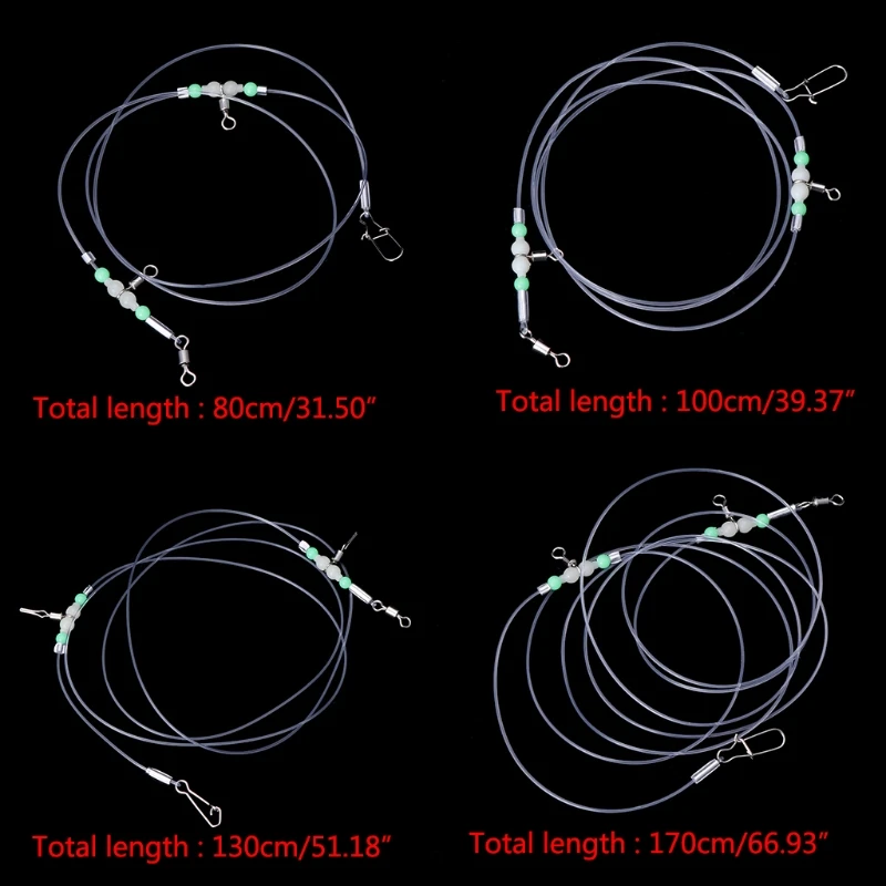 1 группа рыболовные снасти линии Вертлюги ночные светящиеся бусины булавки Rolling разъем
