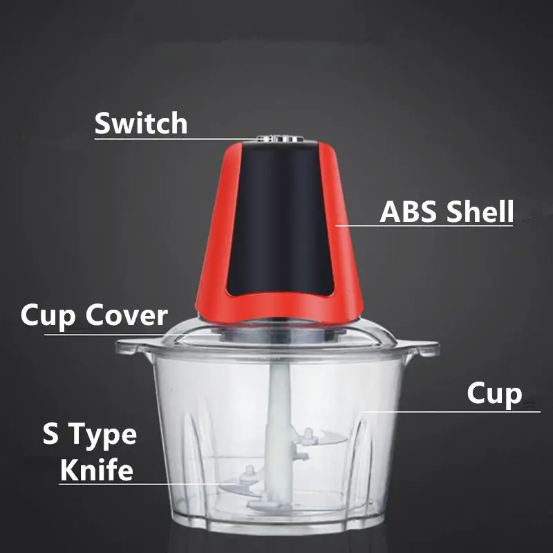 MAIKAMI 2 Speeds 350W ABS 3L Capacity Electric Chopper Meat Grinder Mincer Food Processor Slicer Free Shipping MAIKAMI 2 Speeds 350W ABS 3L Capacity Electric Chopper Meat Grinder Mincer Food Processor Slicer Free Shipping