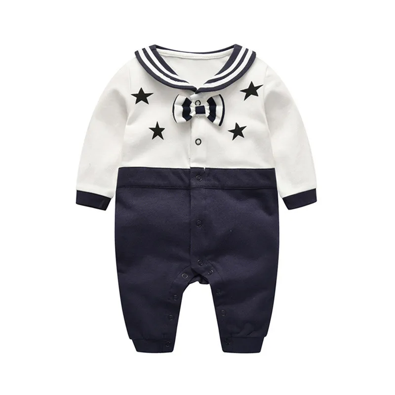 Mudkingdom детский для мальчиков и девочек, детский комбинезон в морском стиле для новорожденных Осень; Спортивный костюм для малышей милый комбинезон