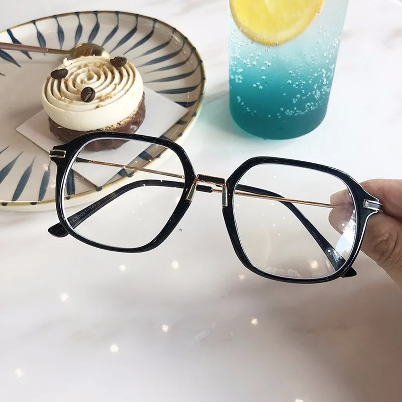 MS анти синий луч света компьютерные очки радиационно-стойкие прозрачные оправы для очков для женщин плоские зеркальные очки