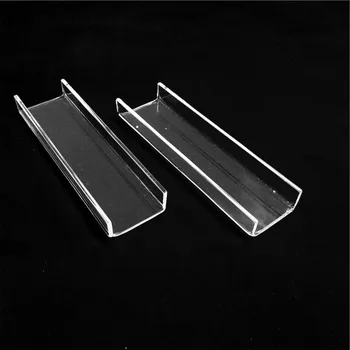 

U shape clear quartz tube