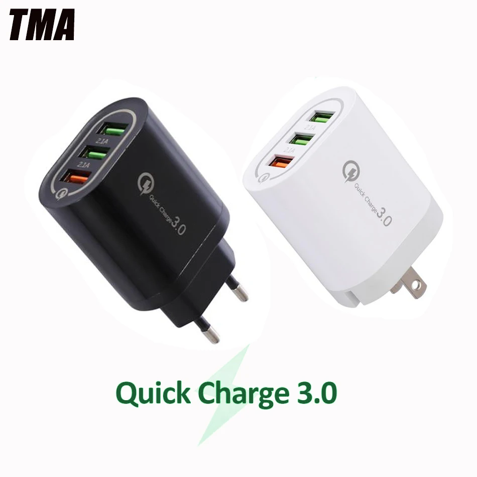 EU/US штекер Универсальный 5V2.4A USB настенный адаптер для путешествий Быстрая