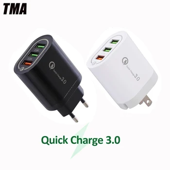 

EU/US Plug Universal 5V2.4A USB Wall travel Charger Adapter Quick Charge 3.0 For iPhone X MAX 7 8 Samsung Xiaomi Fast charger