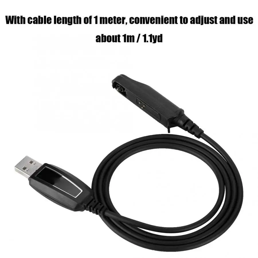 1 м программа Walkie Talkie Кабель для программирования с CD драйвер для Baofeng BF-A58/BF-UV9R радио