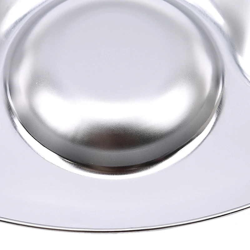 Stainless Steel Double Layer Dumplings Draining Plate Round Salad Bread Plates Fruit Kitchen Accessories