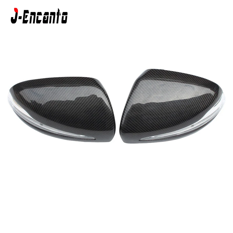 Крышка зеркала из углеродного волокна для Mercedes Benz W205 W222 W213 W238 X205 для Benz C S GLC E Class AMG 1:1 сменный стиль AMG