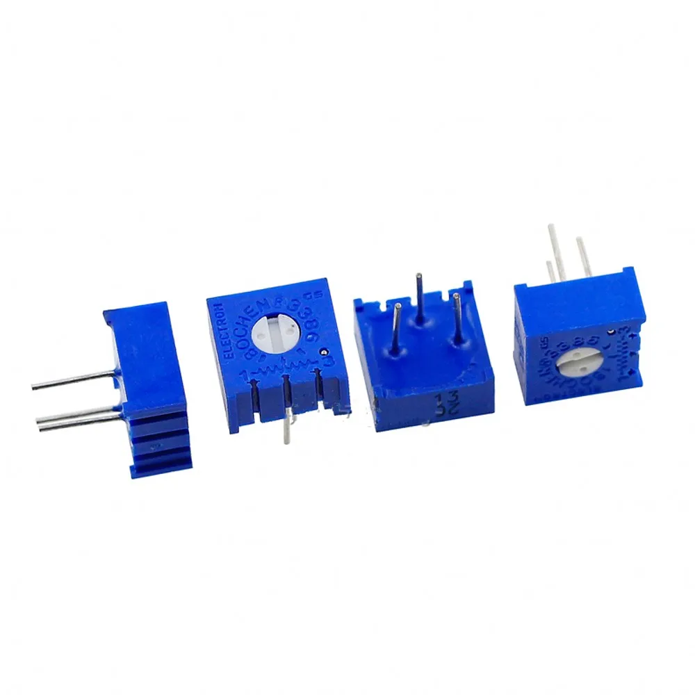 3386P Trimpot Trimmer Potentiometer 100R 200R 500R 1K 2K 5K 10K 20K 100K 500K 1M Ohm 3386P-1-103LF Variable Resistor 50pcs