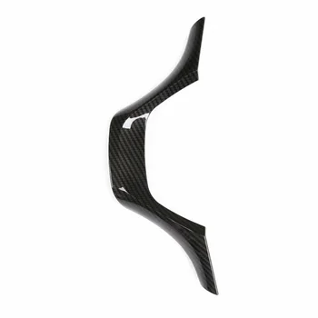 

Carbon Fiber Steering Wheel Cover Black Car Decor Trim ABS Replacement