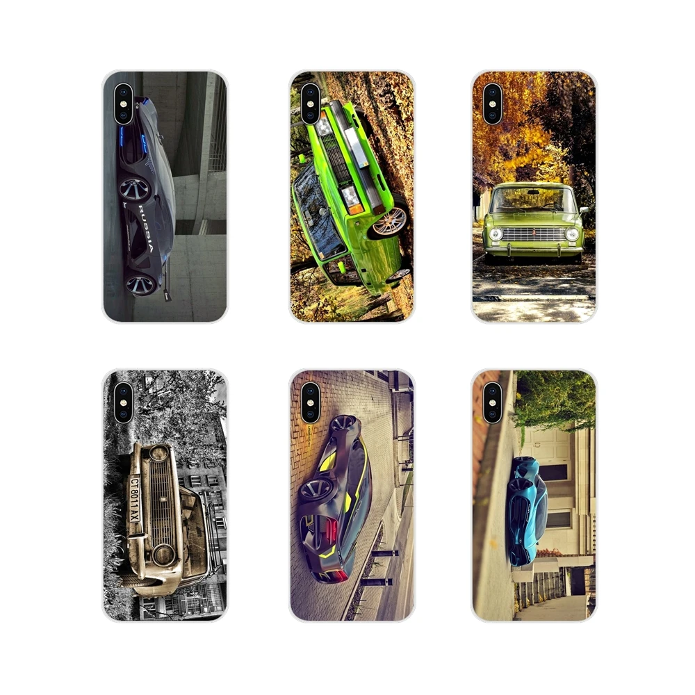 

For Apple iPhone X XR XS MAX 4 4S 5 5S 5C SE 6 6S 7 8 Plus ipod touch 5 6 design lada concept car Accessories Phone Cases Covers