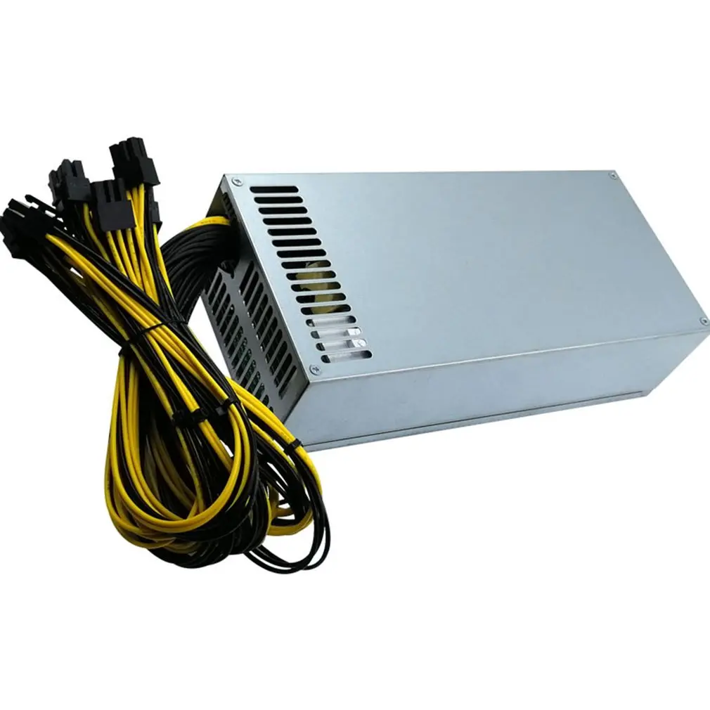 

Single 2U 1800W Mining Machine Power Supply 10 P6 Interfaces Atx Computer Pc Psu Gold Mining Machine Switching Power Supply