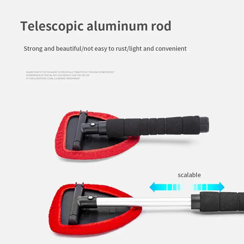 AOZBZ щетка для лобового стекла автомобиля, стекло для окна, щетка для дома, треугольная телескопическая щетка для стеклоочистителя, инструмент для чистки окон, выдвижной