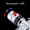 Shinesia vanne de mélange thermostatique en laiton 1/2 soupape de contrôle de température Standard en céramique pour pièces de soupape de chauffe-eau solaire ► Photo 2/6