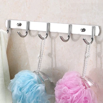 

Stainless Steel Bathroom Hardware Set Mirror Chrome Polished Towel Rack Holder Wall MountTowel Bar Hooks Bathroom Accessories