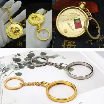 

2020 New 40mm Commemorative Coin Holder Keyring Medallion Souvenir Coin Pendant Keychain