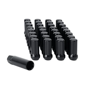 

32Pcs Car M14X1.5 Lug Nut for Chevy GMC Silverado Hummer and More 7 Spline Locking Lug Nuts with 1 Key