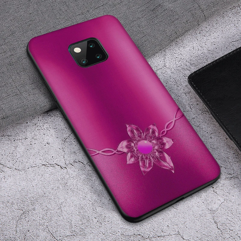 Силиконовый чехол Desxz для телефона Huawei Y5 Y6 Y7 Y9 Prime Mate 10 Nova 2i 2 3 3i 4 Pro Lite со стразами и