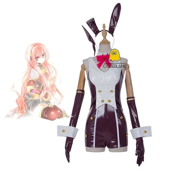 

Megurine Luka Cosplay Costume Set Bunny Ears Vocaloid Girls Jumpsuit Uniform Outfit Sexy Halloween Costumes Cosplay Dresses