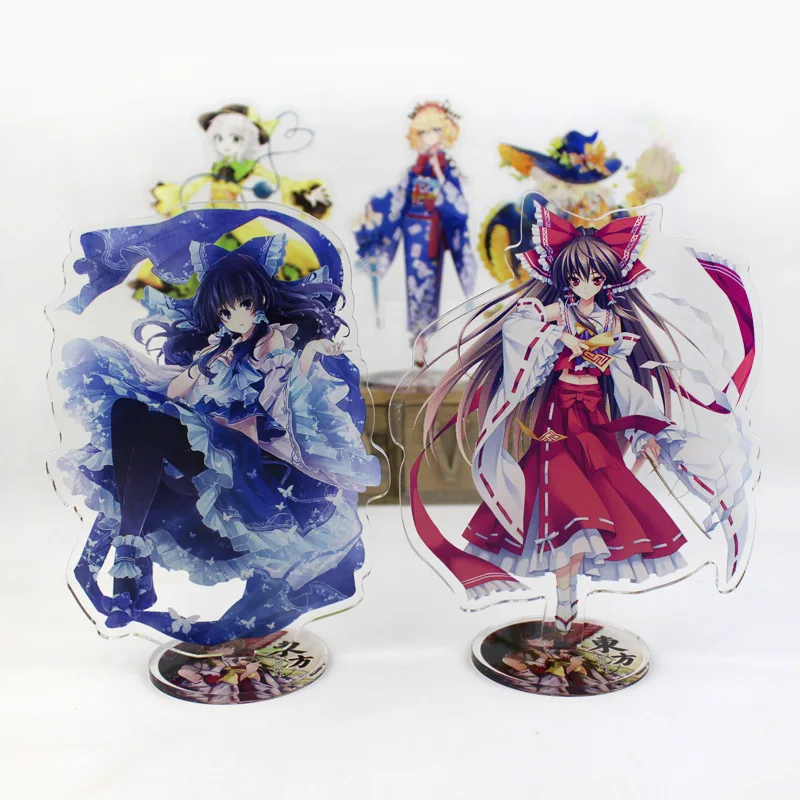 

Anime TouHou Project Remilia Scarlet Flandre Acrylic Stand Figure Desktop Decoration Collection Model Toy Gifts Cosplay