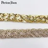 1yard Fashion  Cross around tape rhinestones trim crystal metal chain welding webbing for dress, bag, shoes accesso ML022 ► Photo 3/6