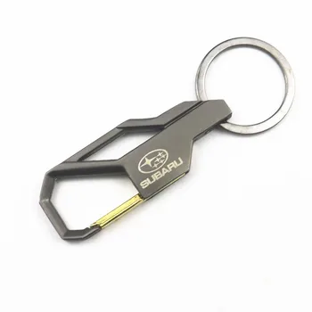 

3D Car Keychain Metal Key Holder Logo Car Fashion For Subaru Impreza Forester Tribeca XV BRZ Key Chain Ring