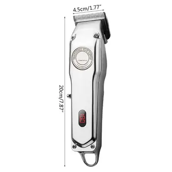 

Professional Men Electric Hair Clippers Beard Trimmer Kit Shaver Rechargeable Cordless Haircut Machine