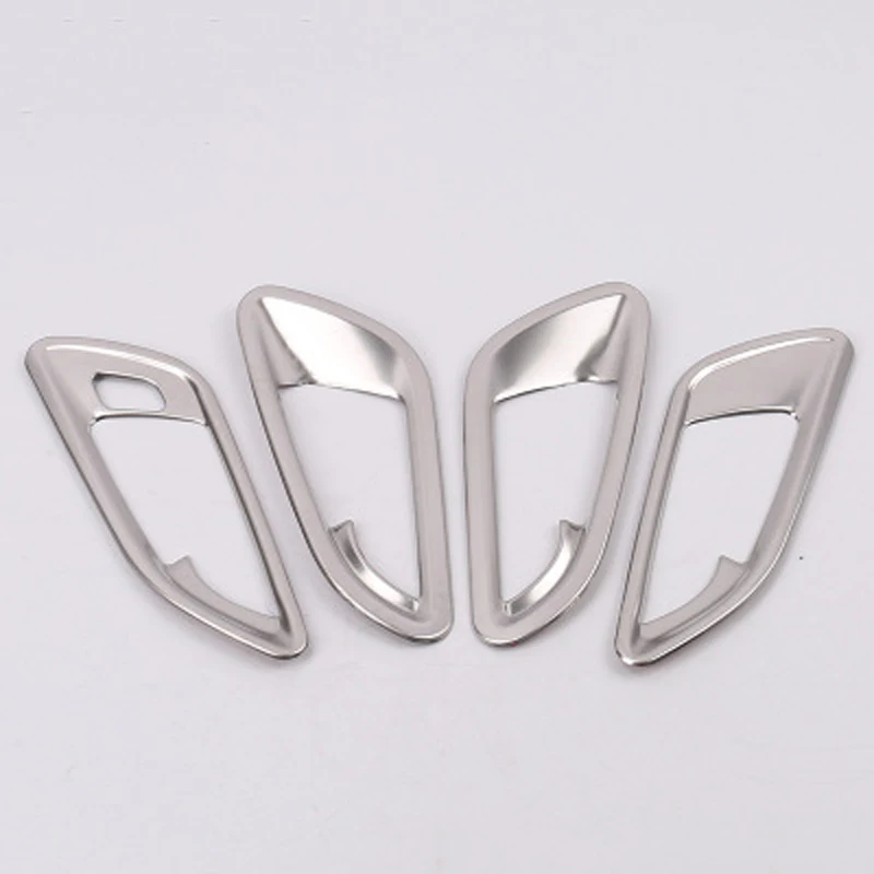 

4 Pcs/set of Silver Blue Black Car Door Handle Decoration Protective Frame Stickers Suitable for Chevrolet Cruze 2017