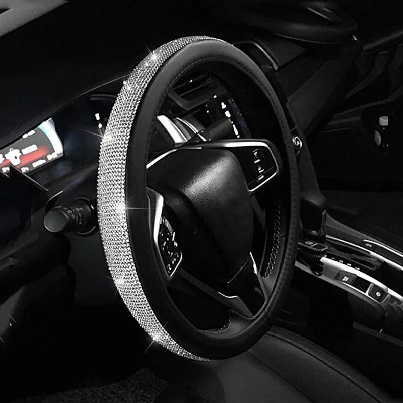

Cystal Steering Wheel Cover for daewoo gentra lacetti lanos matiz nexia of 2010 2009 2008 2007