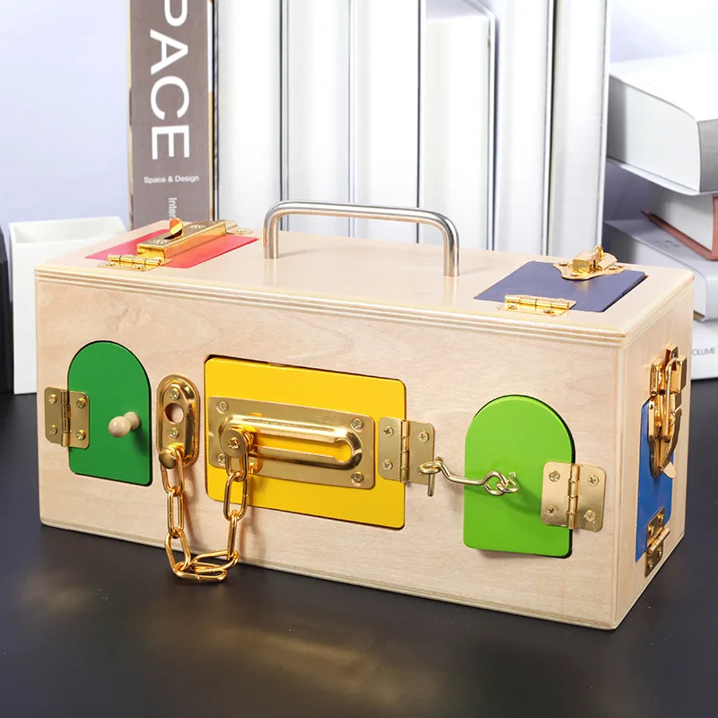  Color Cubic Montessori Early Childhood Children'S Educational Unlocking Toy 1-2-3 Unlocking Teachin - 4000267403495