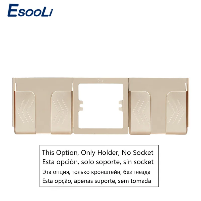 Esooli 4 портовая розетка с USB адаптером для настенного зарядного устройства