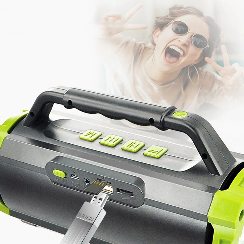 Многофункциональный динамик с Bluetooth fm радио портативный открытый Mp3 плеер стерео