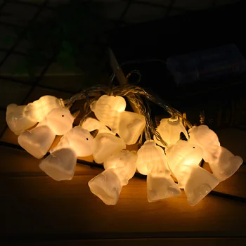 

1pc String Light 1.5 Meters Battery Operated 10 LEDs Creative Decorative Light for Outdoors Patio Kids Room Household Decor