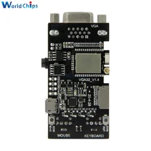 Kontroler VGA32 V1.4 PS/2 klawiatura z myszką VGA biblioteka graficzna silnik gier sterowanie terminalem ANSI/VT dla ESP32