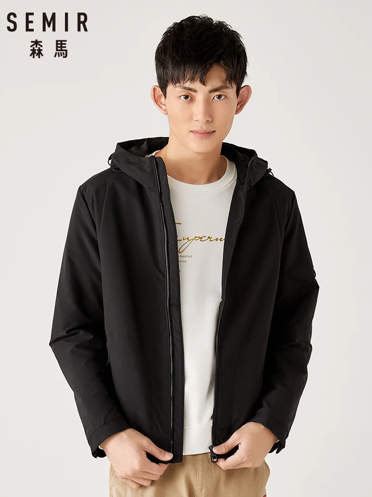 SEMIR 2019 зимняя новая хлопковая куртка для мужчин Корейская деловая красивая