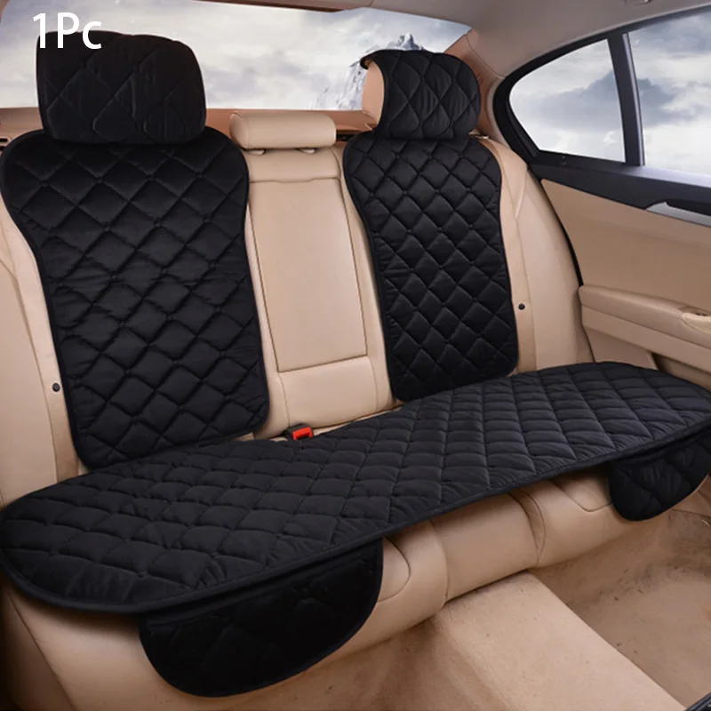 Universal Front Rear Auto Car Seat Covers Warm Plush Home Seat Cushion Protector