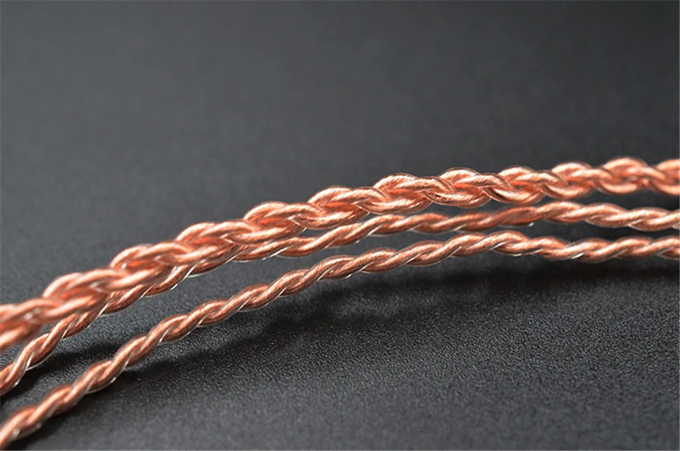 KZ_ZSN_Cable_Oxygen_Free_Copper_C_Style_Pink_Gold_Headphone_Original_Wire_for_KZ_ZSN_ZSN Pro_ZST Pro_ZS10_AS10 (7)